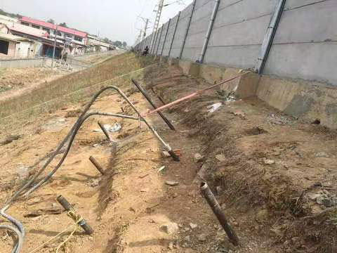 承留镇基础下沉注浆加固
