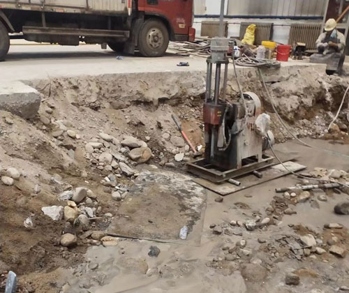 承留镇公路下沉压浆